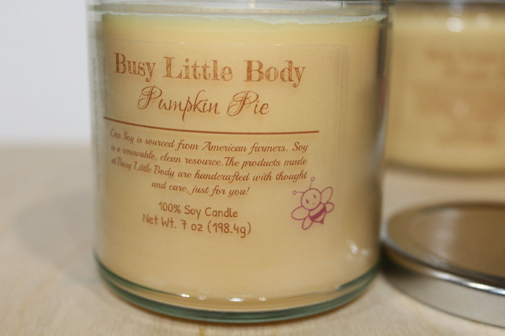 Pumpkin Pie Scented Soy Candle